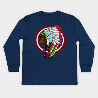 NATIVE CHIEF Kids Long Sleeve T-Shirt